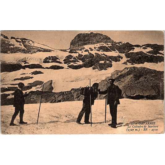 Gavarnie Le Cylindre De Marboré Mountain Climbing French Antique Postcard PE10