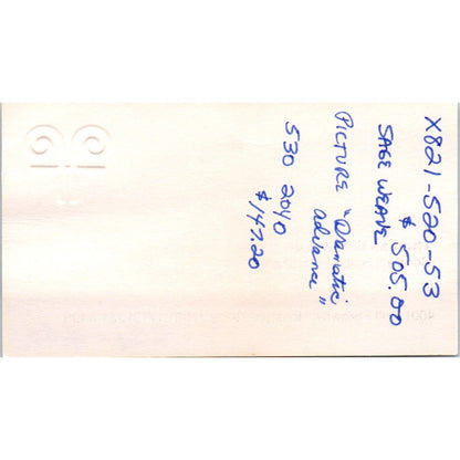 Thomas E. Boyd Jr Finger Office Furniture Houston Vintage Business Card SD8-B20