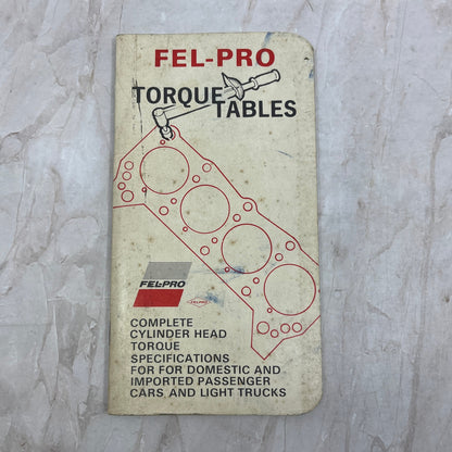 1970s Fel-Pro Torque Tables Cylinder Head Torque Specs Advertising Booklet H4-5