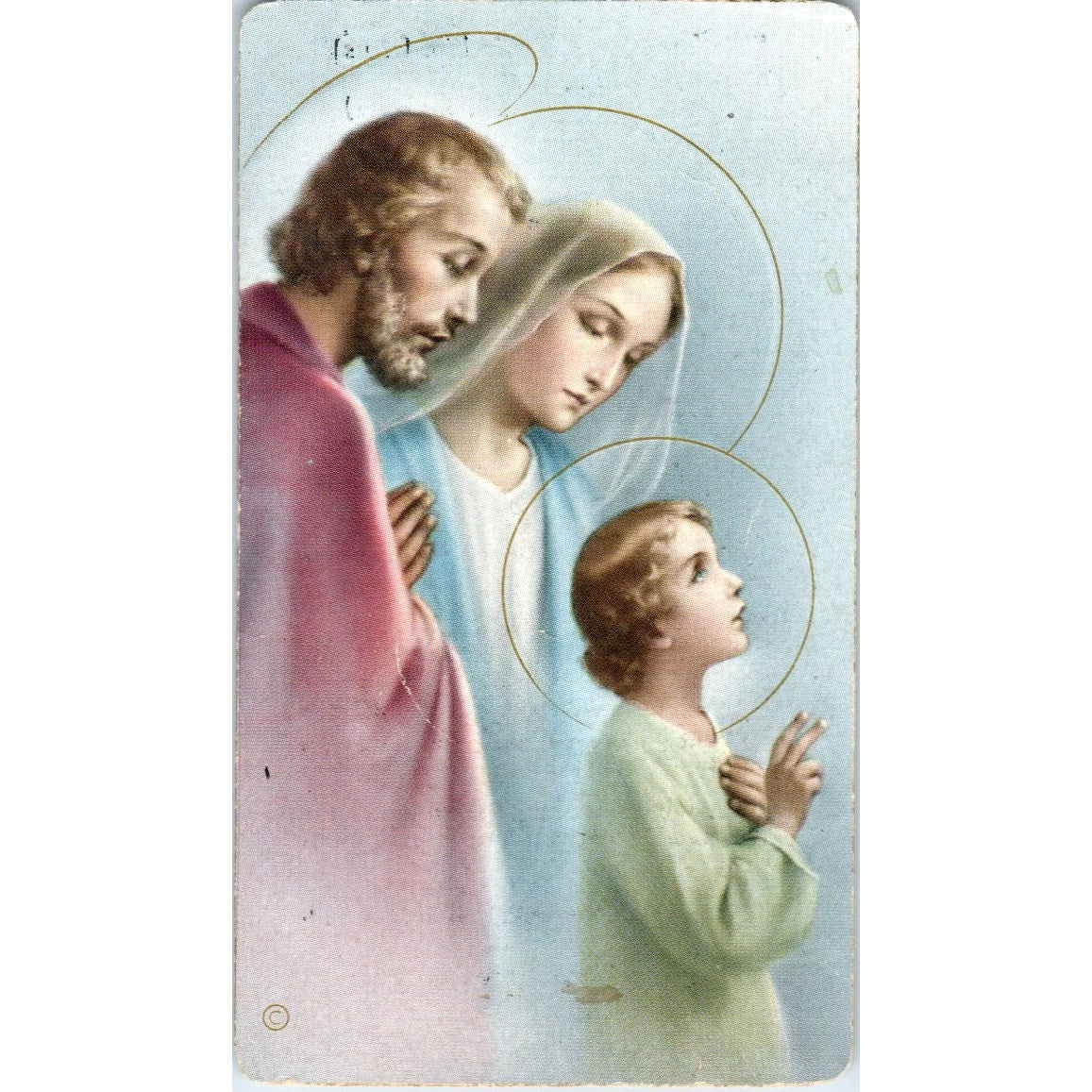 1970 Bernard M. Brown Funeral Prayer Card Prayer of St. Ambrose TH2-PC1