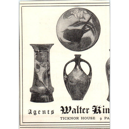 Foster & Company Diamonds Jewelry Boston c1905 Victorian Ad AE9-MA5