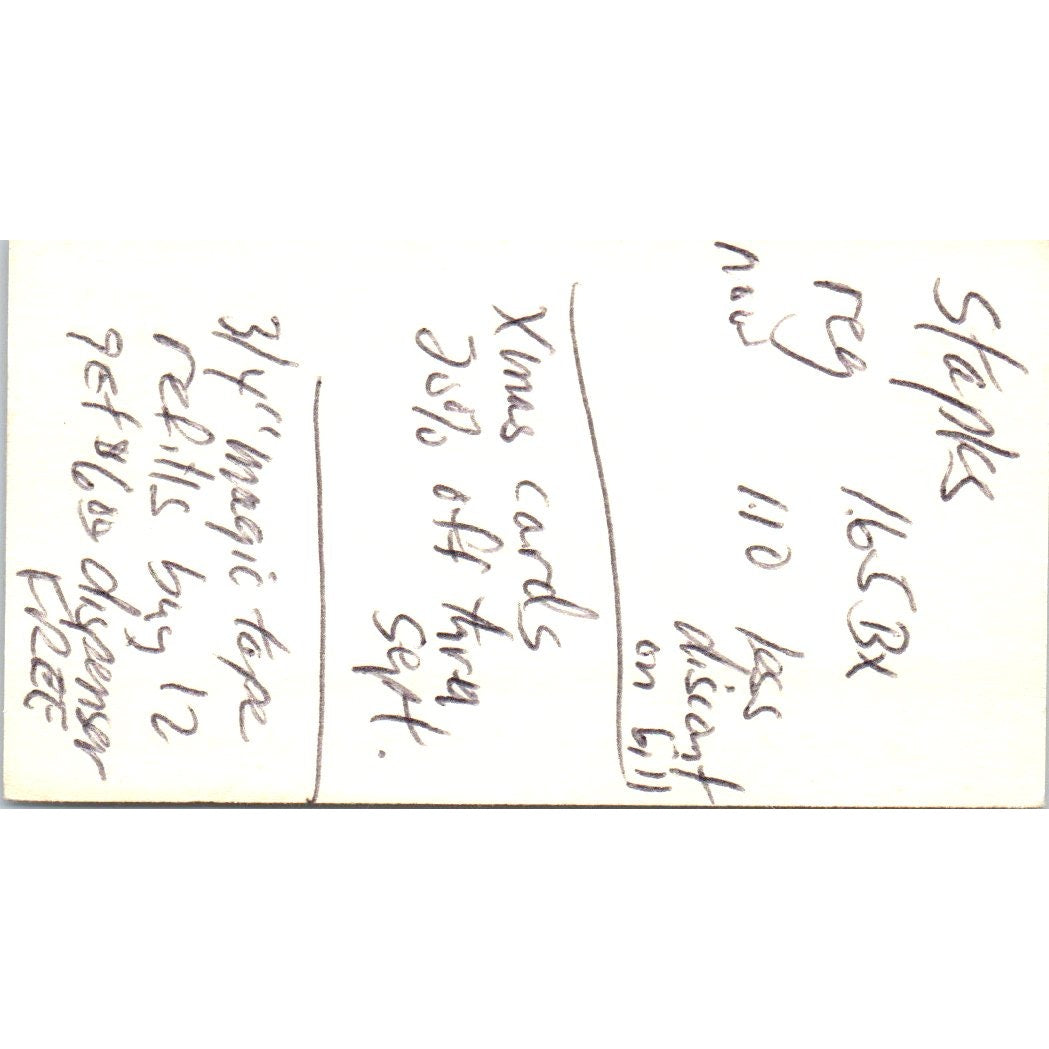 Archie W. Dove Alpha Stationers Santa Ana CA Vintage Business Card SE3-B4