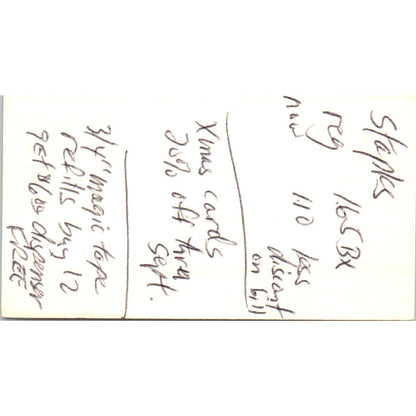 Archie W. Dove Alpha Stationers Santa Ana CA Vintage Business Card SE3-B4