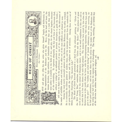 Cupid and Psyche - Antonio Canova - 1898 Litho Art Print D19