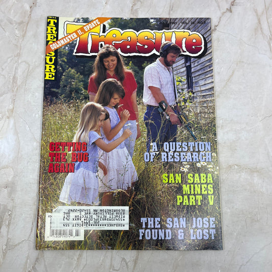 1991 July - Treasure Magazine - Treasure Hunting Prospecting Metal Detector M16