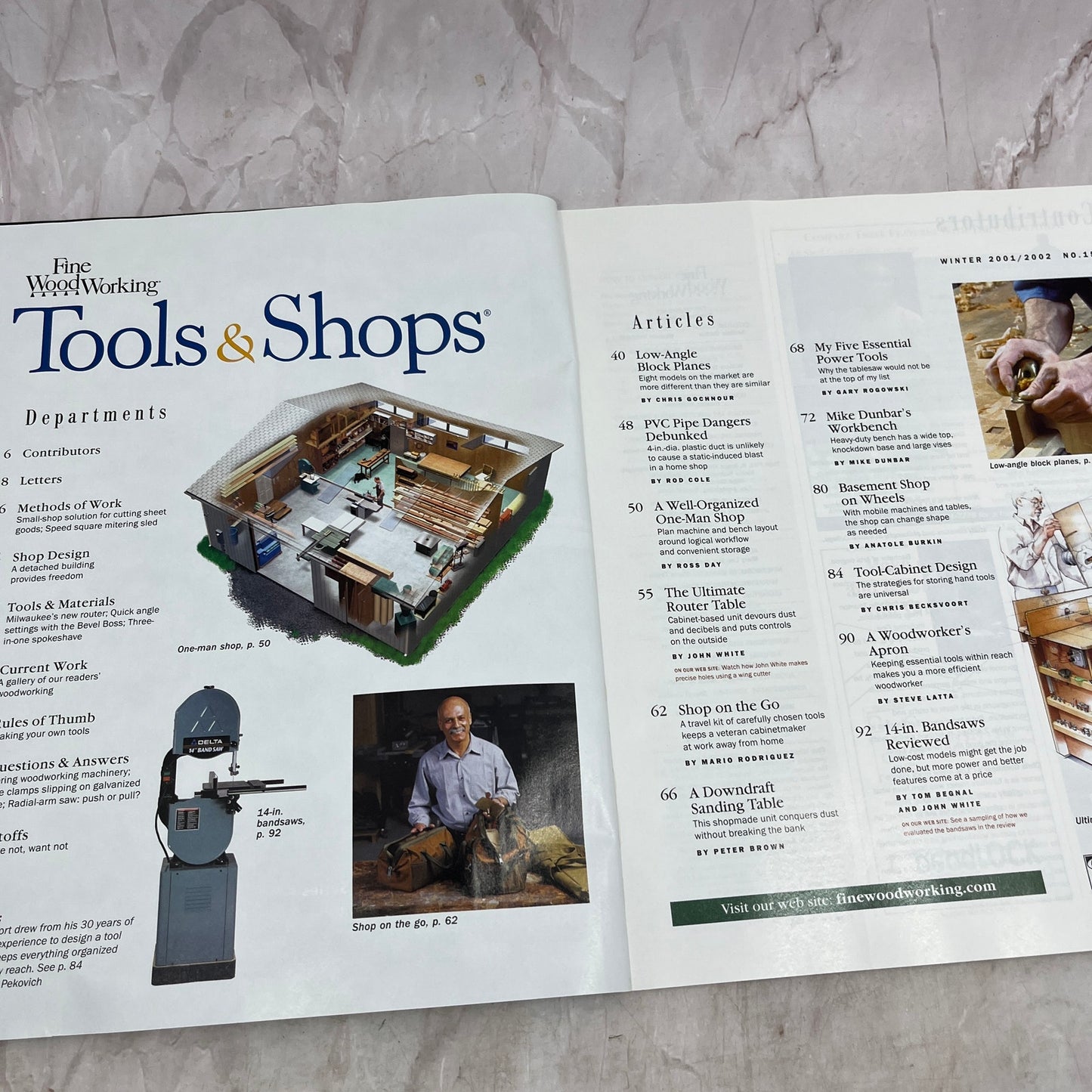 Tools & Shops - Winter 2002 No 153 - Taunton's Fine Woodworking Magazine M34