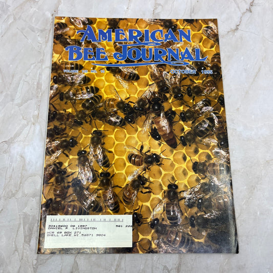 1995 Oct American Bee Journal Magazine Bees Beekeeping Honey M7