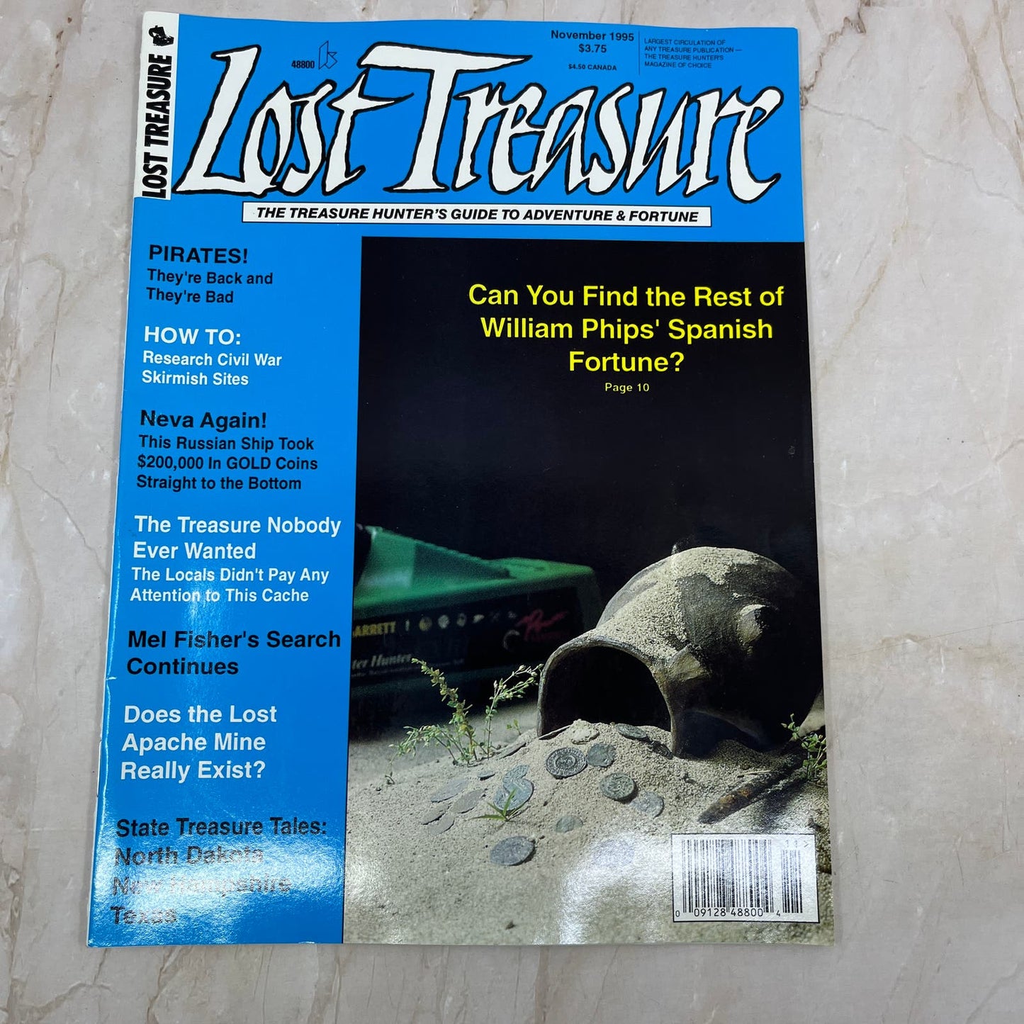 1995 Nov - Lost Treasure Magazine - Treasure Hunting Gold Prospecting M14