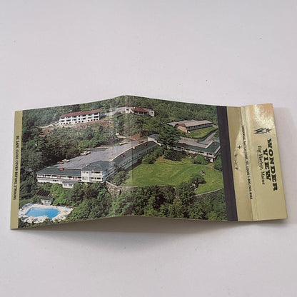 Wonder View Motor Lodge Bar Harbor ME Vintage Matchbook Cover TB6-MB1-9