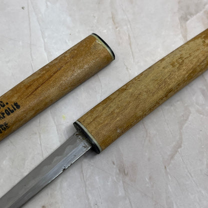 Vtg Japanese Samurai Letter Opener J.P. Michael Co Earl Bruce Indianapolis SB8
