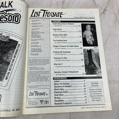 1988 Feb - Lost Treasure Magazine - Treasure Hunting Gold Prospecting M15