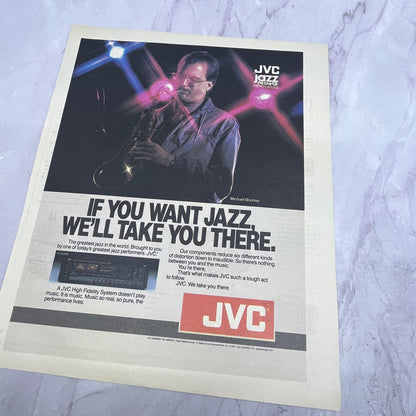 JVC Jazz Festival Newport R.I. Michael Brecker 1984 Ad V14-7