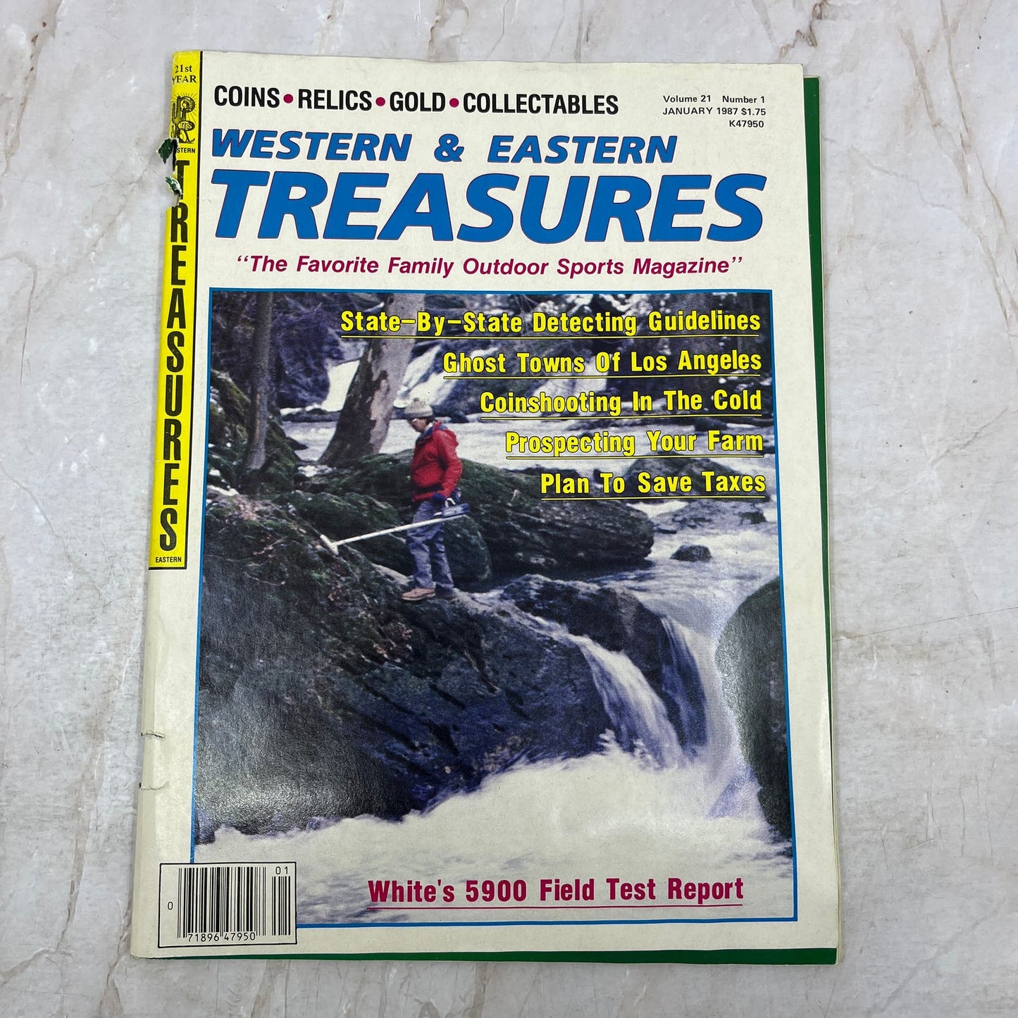 1987 Jan - Western & Eastern Treasures Magazine - Treasure Hunting Gold M12