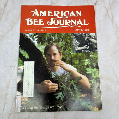 1992 April American Bee Journal Magazine Bees Beekeeping Honey M8 s