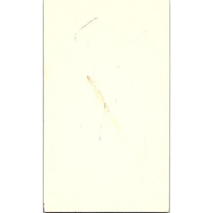 Warren Fox Leasing W.C. Fox Costa Mesa CA Vintage Business Card SE3-B14