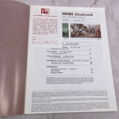1979 Jan - American History Illustrated Magazine - Landing of Swedes & Finns M21