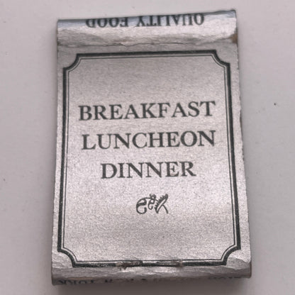 Mel's Restaurant Lexington MA Vintage Matchbook Cover TB8-MB2-9