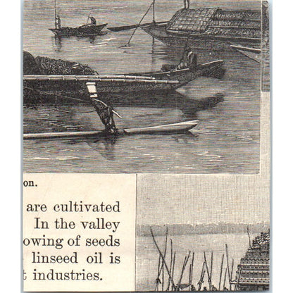 A Burmese Family 1901 Engraving AF2-P1