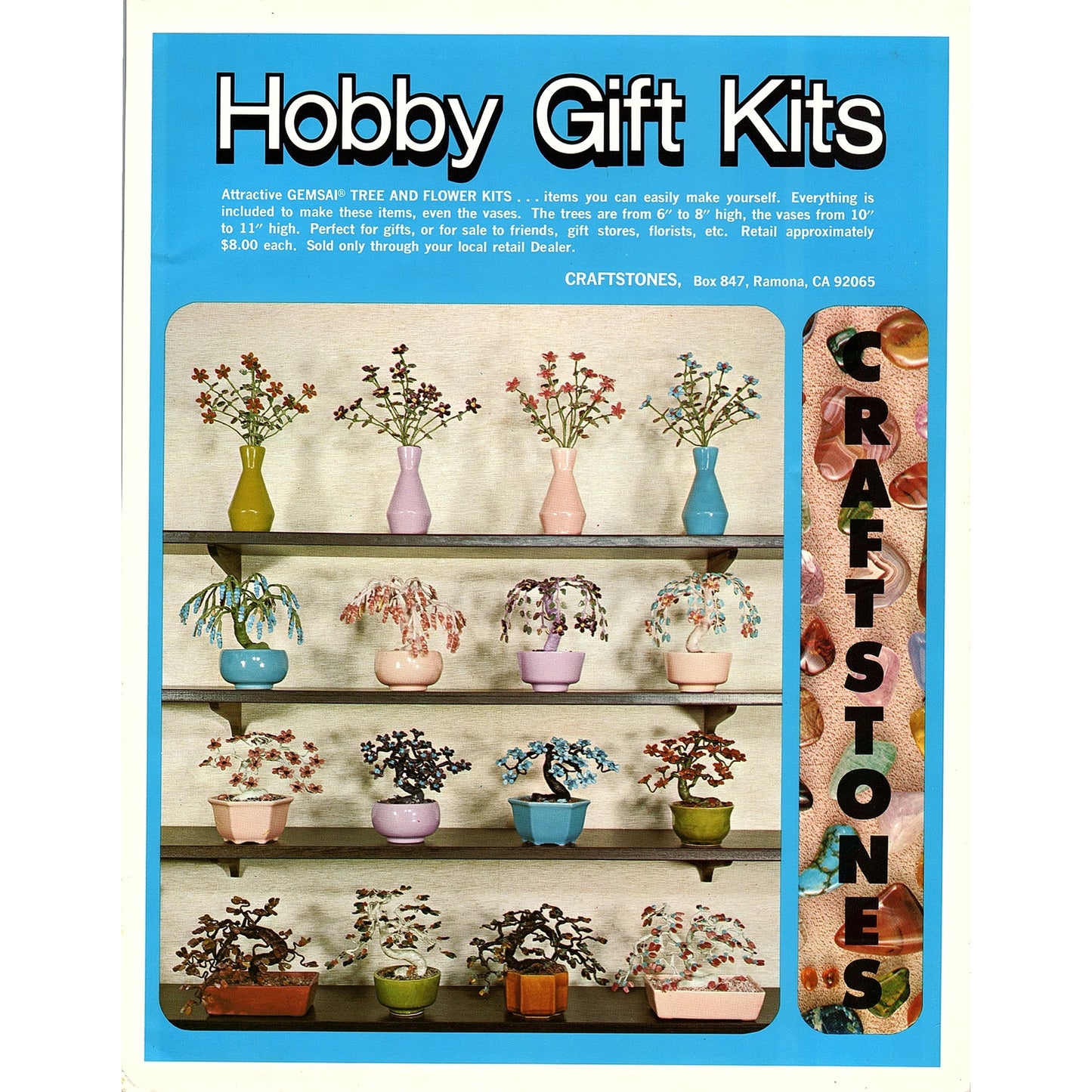 Geode Industries Lapidary New London Iowa 1972 Ad AF8-3