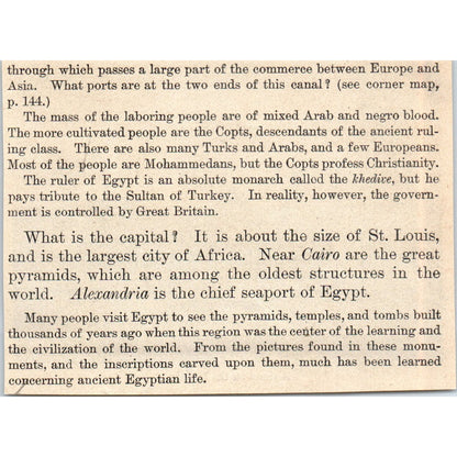 A Camp on the Sahara 1901 Engraving AF2-A6