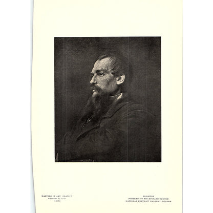 Portrait of Sir Richard Burton - Leighton - 1908 Litho Art Print AF5-4