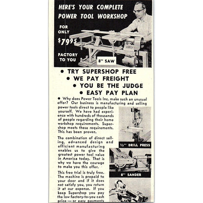 Airborne Sales Co Culver City CA War Surplus 1955 Ad AF9-6