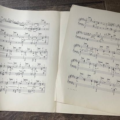 The Celebrated Last Hope for Piano L.M. Gottschalk 1907 Sheet Music V13