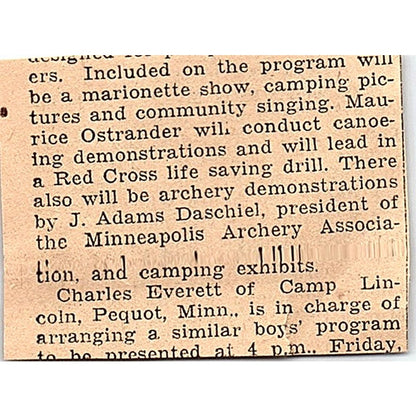 Dog Finds Money Article - Mrs Tsuru Mimya Japan 2x2 c1935 AF6-M3