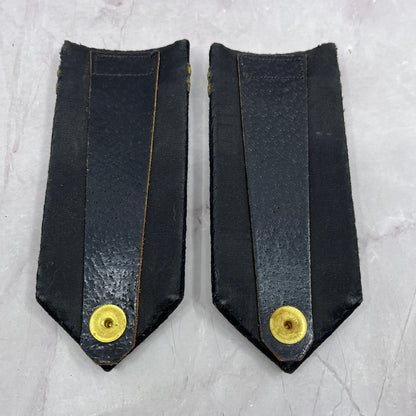 c1950 Korean War Era USN Ensign Rank Navy Bullion Shoulder Board Set SC1