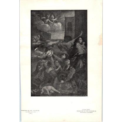 Massacre of the Innocents - Guido Reni c1905 Art Print D14