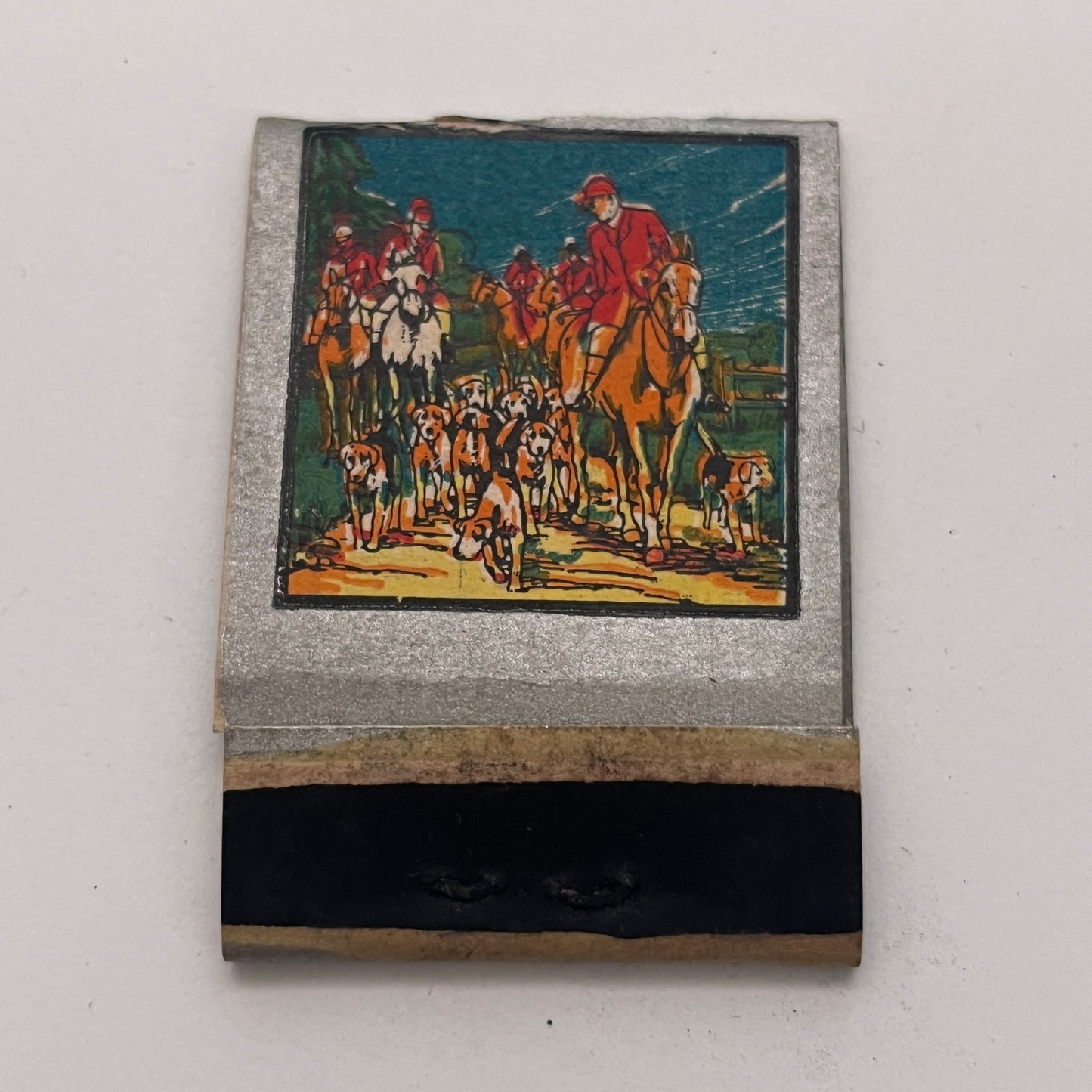 Fox Hunting Colgate Match Aristocrat Vintage Matchbook Cover TB8-MB-1