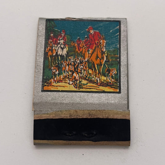 Fox Hunting Colgate Match Aristocrat Vintage Matchbook Cover TB8-MB-1