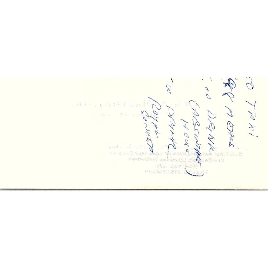 Gus A Manthey Jr Attorney New Orleans LA Vintage Business Card SE3-B12