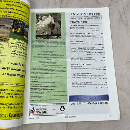 2009 Feb - Bee Culture Magazine - Bees Beekeeping Honey M9