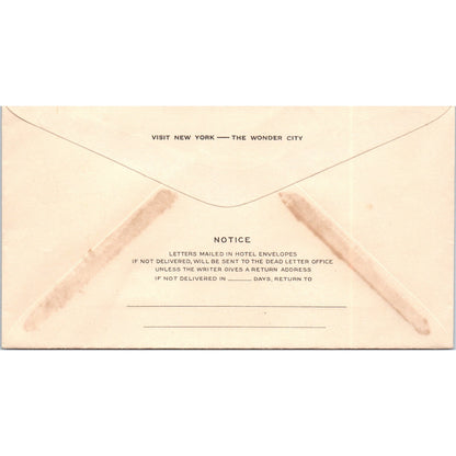 Hotel Holland New York Antique Envelope AD8-R4