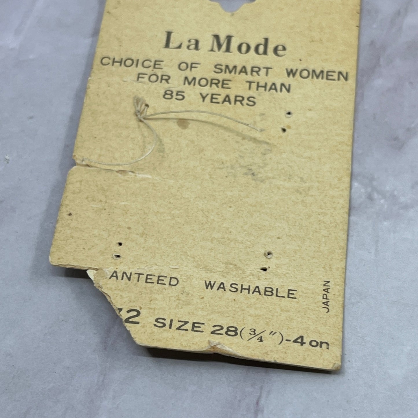 Vintage La Mode Buttons Green Pearlescent 28 3/4 - Single Button SE2