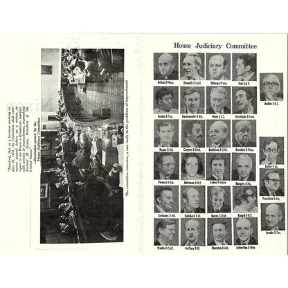 1974 President Nixon and The Articles of Impeachment Watergate Leaflet AF3-10