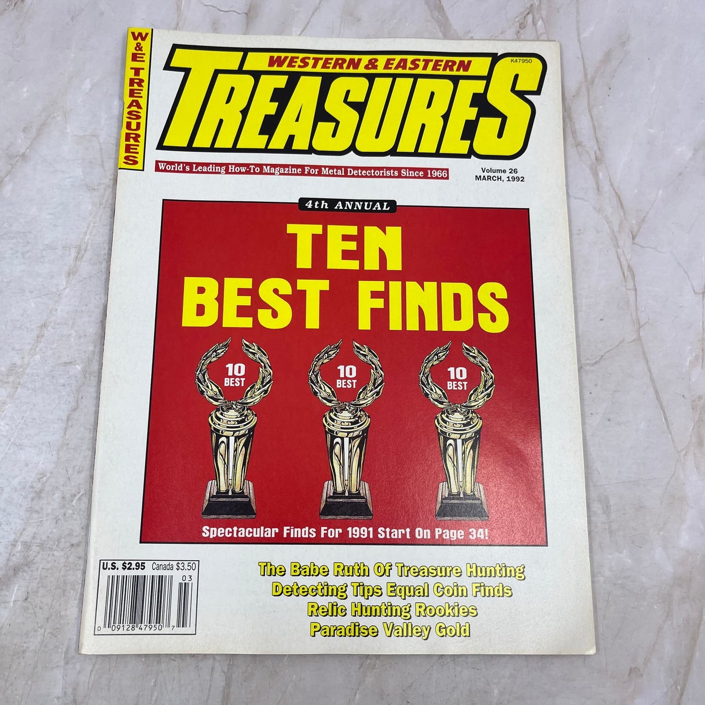 1992 March - Western & Eastern Treasures Magazine - Treasure Hunting Gold M12