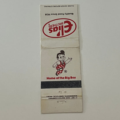 Elias Brothers Big Boy Restaurant Vintage Matchbook Cover TB6-MB2-4