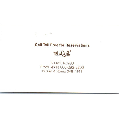 Dick & Shirley Kirsop Houston La Quinta Motor Inn Vintage Business Card SE3-B1