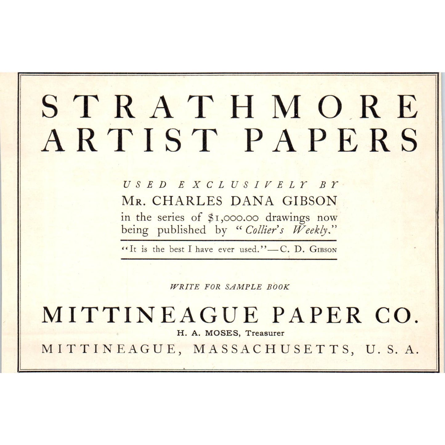 Wedgewood Plates Jones, McDuffee & Stratton Boston c1905 Victorian Ad AE9-MA3