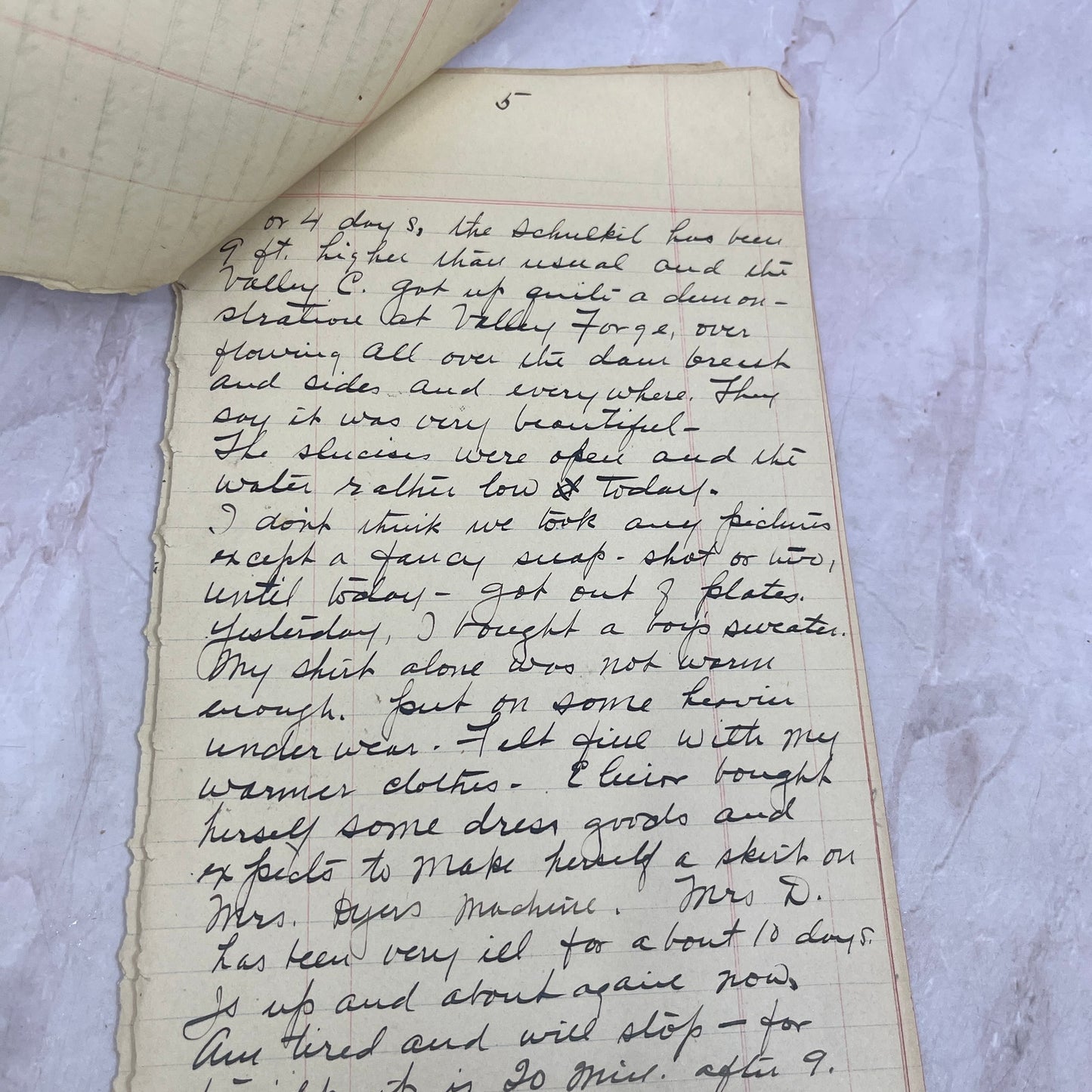 1907 Letter Lillian Lutes Wm. Dyer On Pickering-Ford Phoenixville PA D23