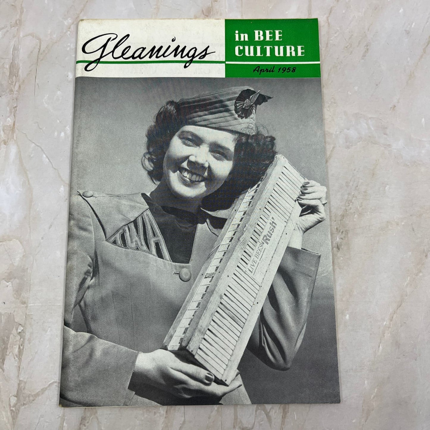 1958 Apr Gleanings in Bee Culture Beekeeping Magazine A.I. Root Co Medina OH TD5