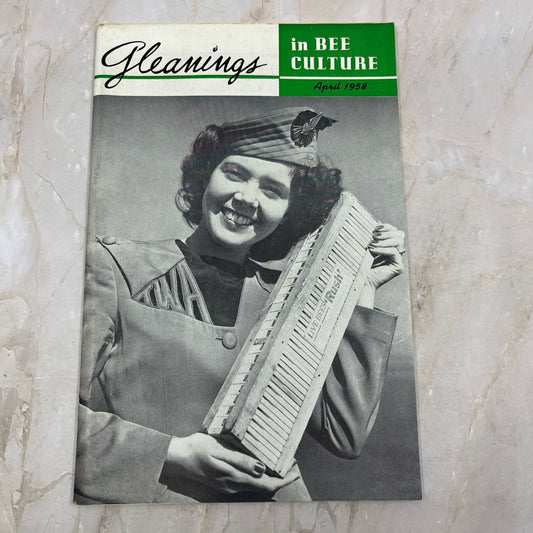 1958 Apr Gleanings in Bee Culture Beekeeping Magazine A.I. Root Co Medina OH TD5