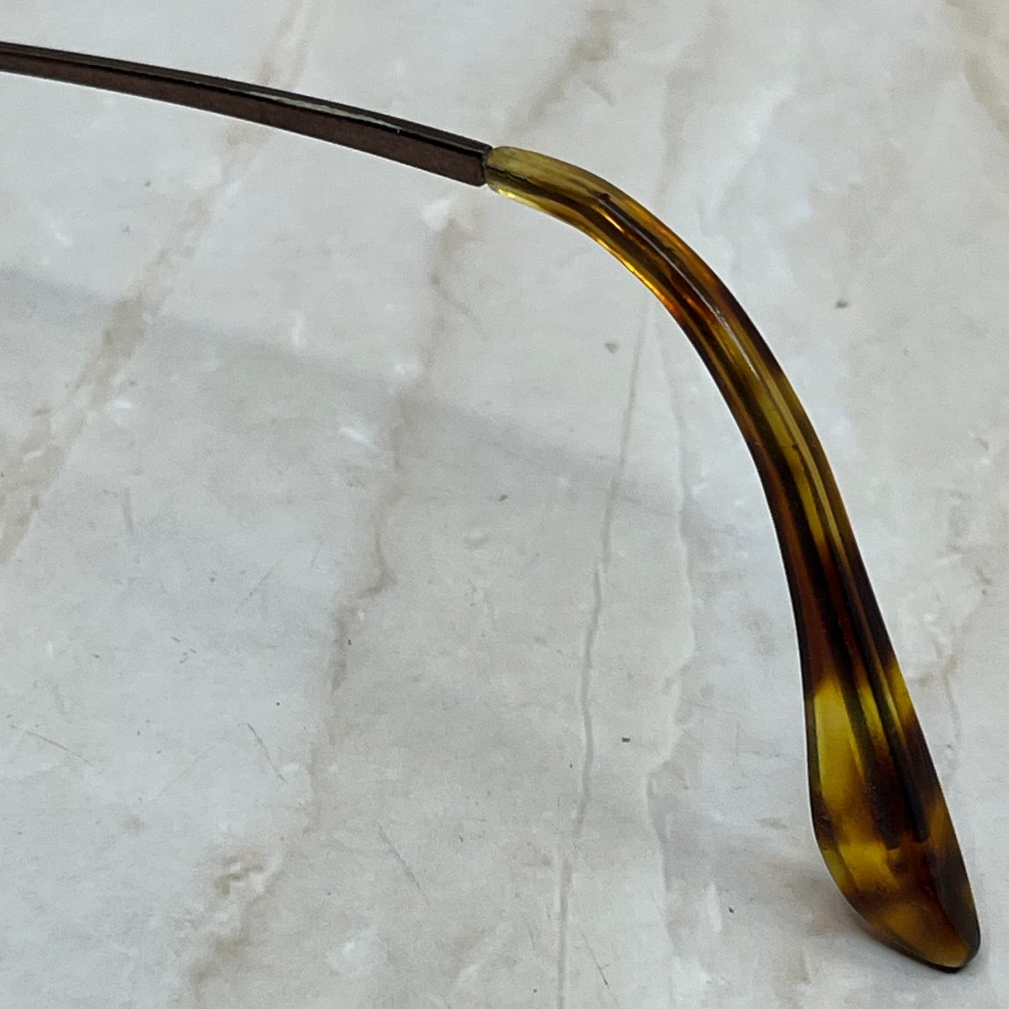 PGA Bronze Tone Rectangle Golf Sunglasses Eyeglasses Frames TE9-G6-10