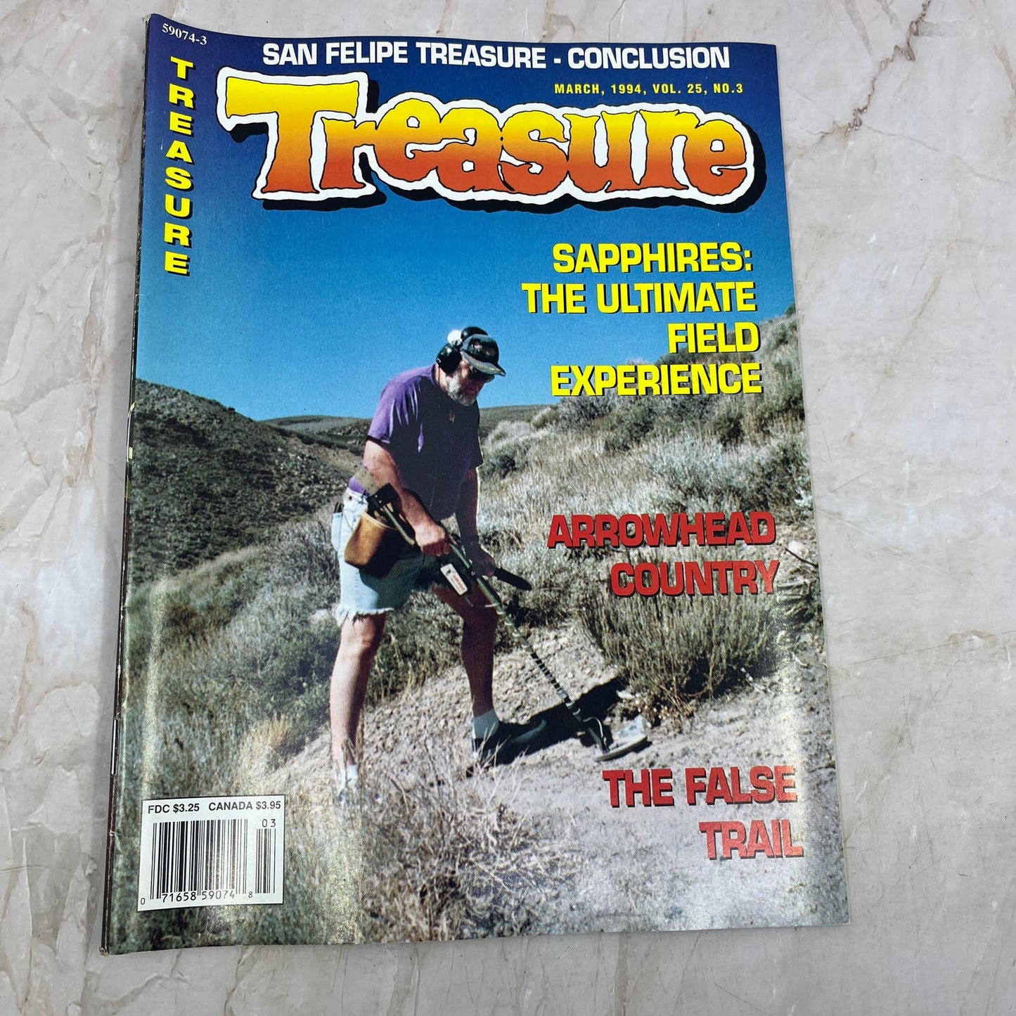 1994 March - Treasure Magazine - Treasure Hunting Prospecting Metal Detector M16