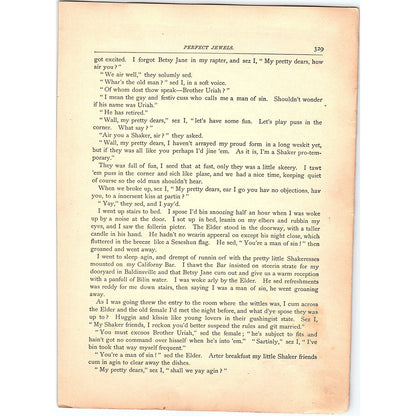 The Shakers - Artemus Ward 3 Pages 1884 Poem TA5-CJ-6