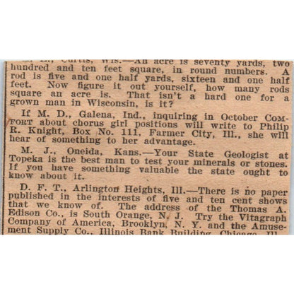 Superfluous Hair Cure Caroline Osgood Providence RI 1910 Magazine Ad AF1-CM1