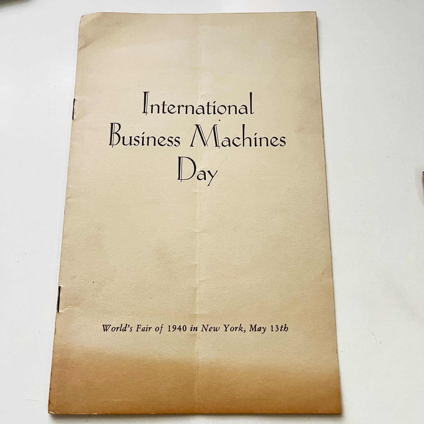 1940 IBM International Business Machines Day Ephemera Lot NY World’s Fair H4-4
