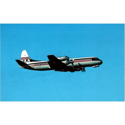 Reeve Aleutian Airways Lockheed L-188PF Electra Vintage Postcard PC2